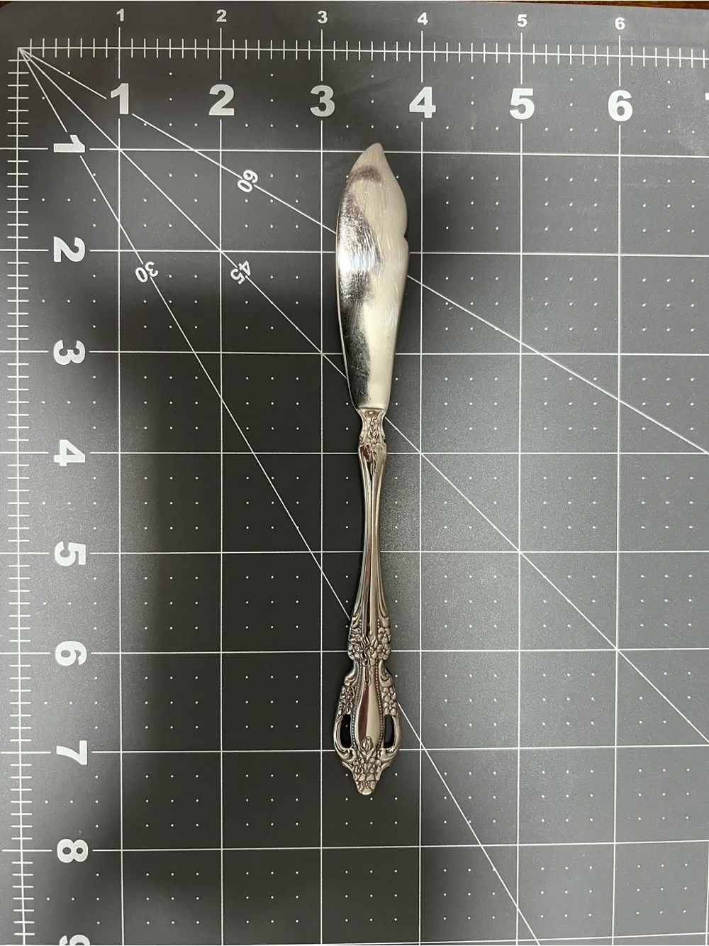 Vintage Oneida Brahms Deluxe Stainless Flat Handle Butter Knife